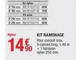 Brico Dépôt Kit ramonage offre