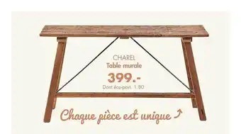 Casa Table murale charel offre