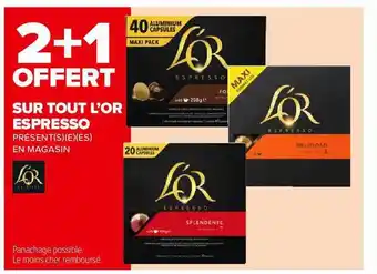 Carrefour Market L'or Espresso offre
