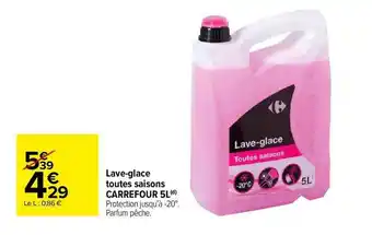 Carrefour Market Lave-glace Toutes Saisons Carrefour 5l offre