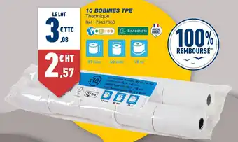 Bureau Vallée Exacompta 10 bobines tpe offre