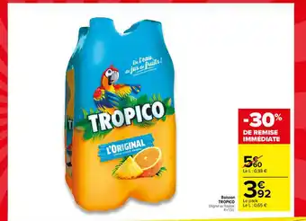 Carrefour Market Boisson Tropico offre