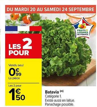 Carrefour Batavia offre
