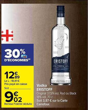 Vodka eristoff