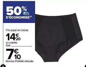 Carrefour La culotte offre