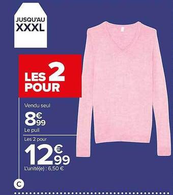Carrefour Le pull offre