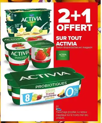 Carrefour Activia offre