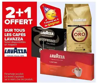 Carrefour Cafés lavazza offre