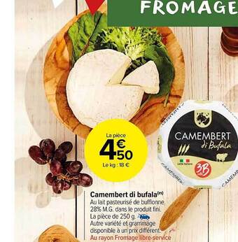 Carrefour Market Camembert di bufala offre