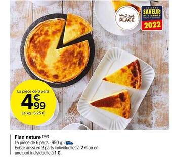 Carrefour Market Flan nature offre