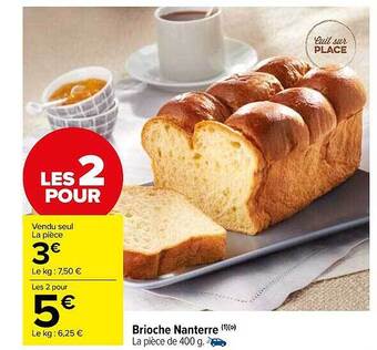Carrefour Market Brioche nanterre offre