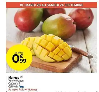 Carrefour Market Mangue osteen offre