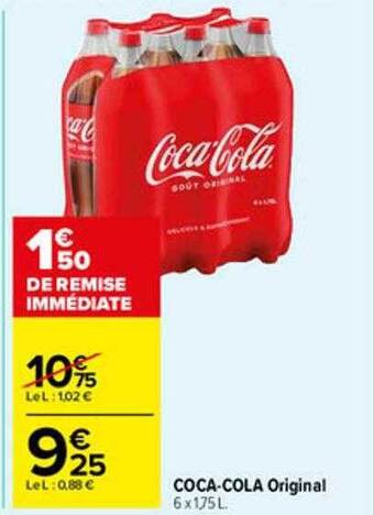 Carrefour Market Coca-cola original offre