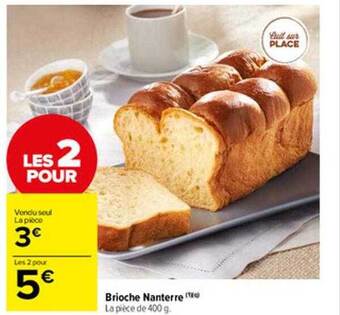 Carrefour Market Brioche nanterre offre