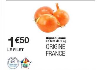 Monoprix Oignon jaune offre