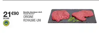 Monoprix Bavette aberdeen igp viande bovine offre
