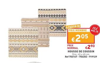 Trafic Housse de coussin offre
