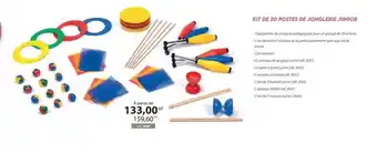 Casal Sport Kit de 20 postes de jonglerie junior offre