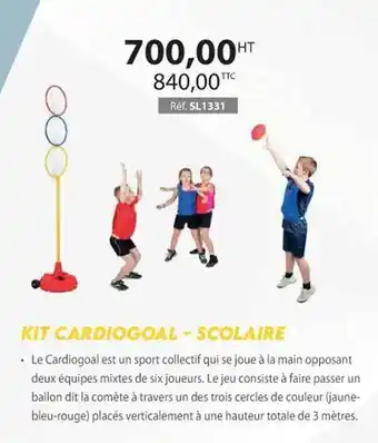 Casal Sport Kit cardiogoal - scolaire offre