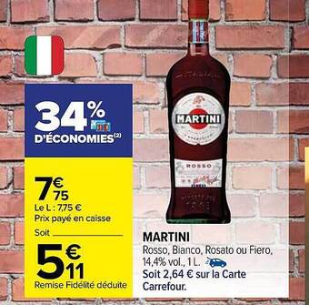 Carrefour Martini offre