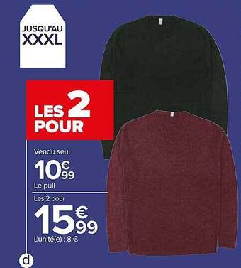 Carrefour Le pull offre