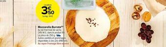 Carrefour Market Mozzarella burrata offre