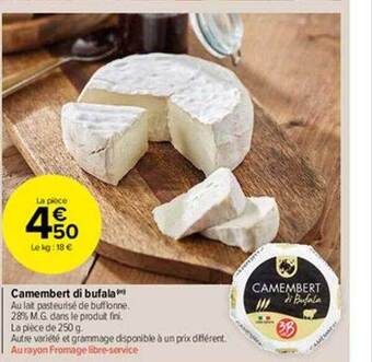 Carrefour Market Camembert di bufala offre
