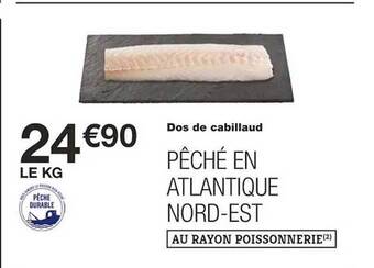 Monoprix Dos de cabillaud offre