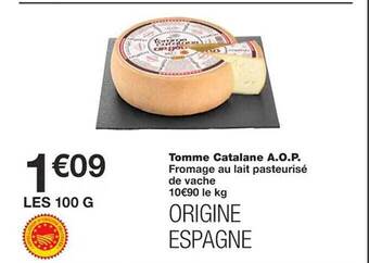 Monoprix Tomme catalane aop offre