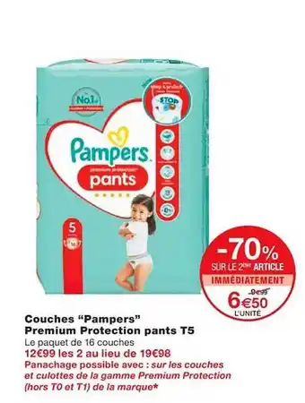 Monoprix Couches offre