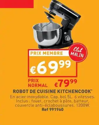 Trafic Robot de cuisine kitchencook offre