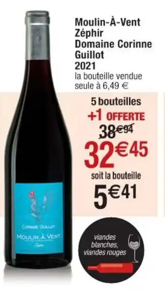 Cora x Carrefour Moulin-à-vent zéphir domaine corinne guillot 2021 offre