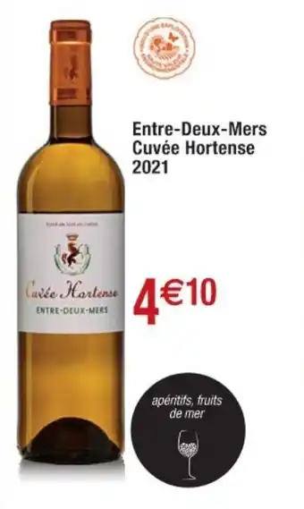 Cora x Carrefour Entre-deux-mers cuvée hortense 2021 offre