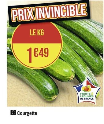 Casino Supermarchés Courgette offre