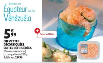 Auchan Crevettes décortiquées cuites réfrigérées offre