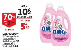 Auchan OMO lessive offre