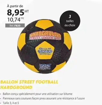 Casal Sport Ballon street football hardground offre