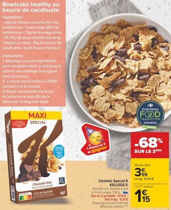 Carrefour KELLOGG'S céréales spécial k offre
