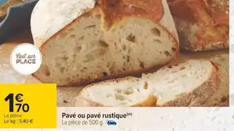 Carrefour Pavé ou pavé rustique offre