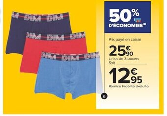 Carrefour Boxers Homme offre