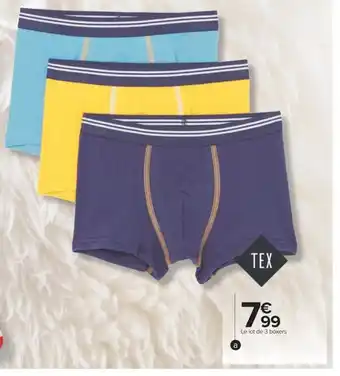 Carrefour Boxers Garçon offre