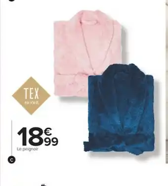 Carrefour Peignoir Microplush offre