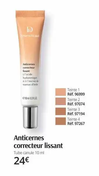 Anticernes correcteur lissant