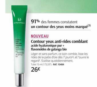 Dr Pierre Ricaud Contour yeux anti-rides comblant offre