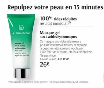 Masque gel aux 4 acides hyaluronique