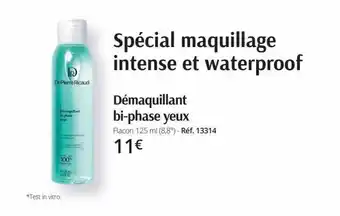 Dr Pierre Ricaud Démaquillant bi-phase yeux offre