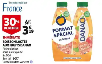 Auchan Danao boisson lactée aux fruits offre