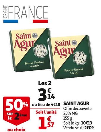 Auchan Saint agur saint agur offre