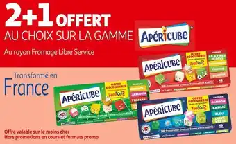Auchan Apéricube bon plan sur la gamme apéricube offre
