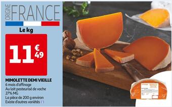 Mimolette demi vieille